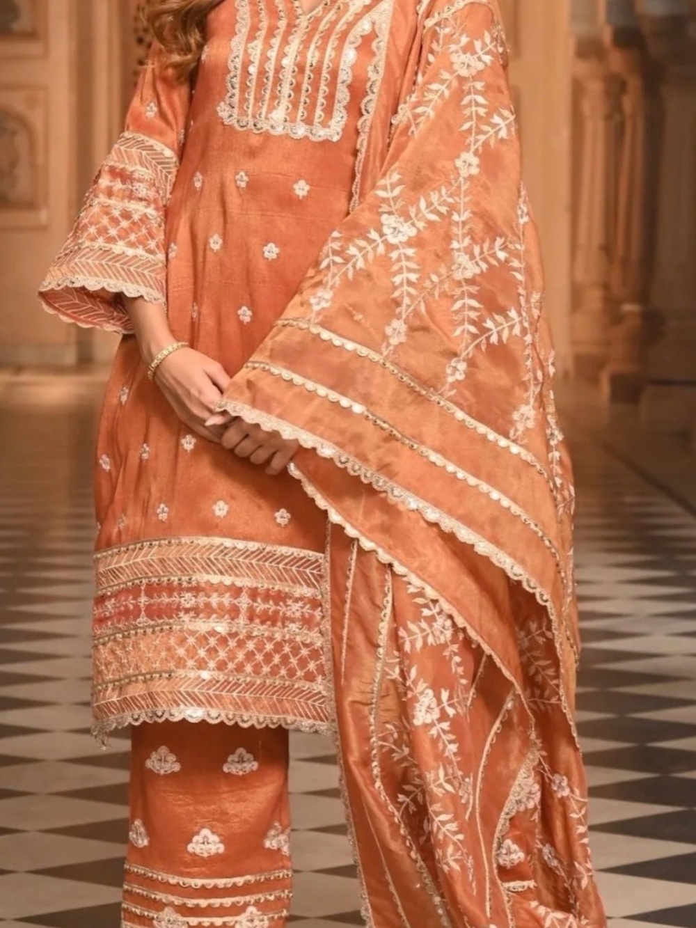 Mulmul Luxe Tissue 3 piece suit